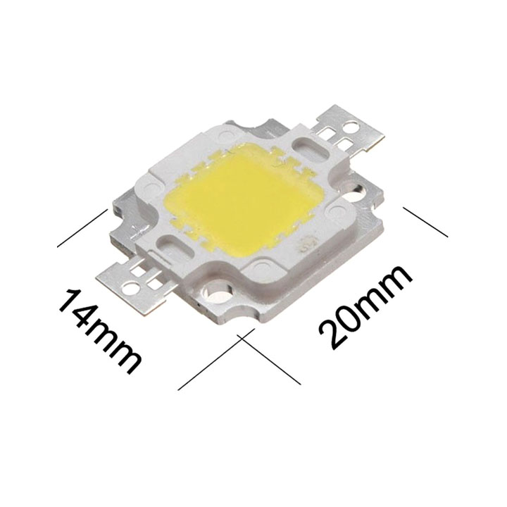 Bóng Đèn Led Luxeon 10W Sáng Trắng - Chip Led Trắng 6000K 9-12VDC Siêu Sáng | BigBuy360 - bigbuy360.vn