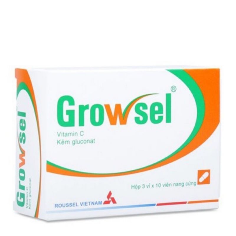 Viên uống hỗ trợ giảm mụn thâm GROWSEL hộp 30 viên | BigBuy360 - bigbuy360.vn