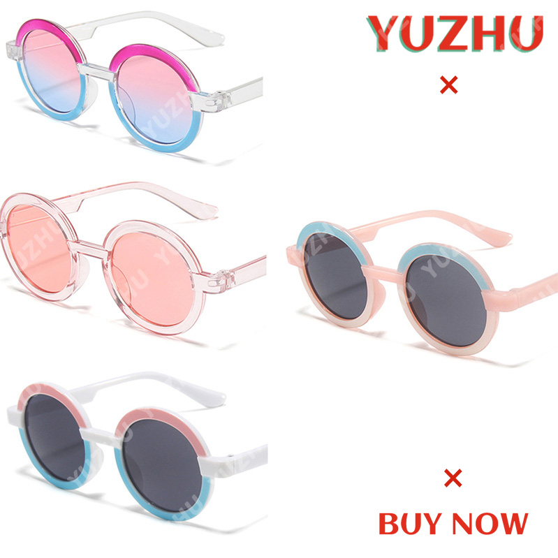Kính mắt gọng tròn thời trang Hàn Quốc trẻ trung cho bé gái