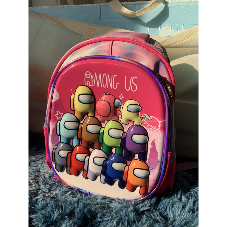 Bao lô in hình nổi đáng yêu cho bé