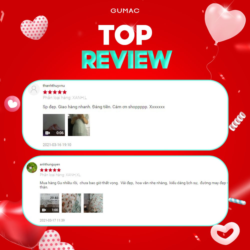 [Mã MABR07062 giảm 8% tối đa 50K đơn từ 249K] Đầm xòe nữ họa tiết hoa nhún ngực GUMAC màu xanh, đủ size DB380 | BigBuy360 - bigbuy360.vn