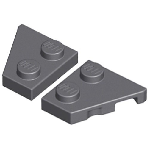 1 cặp Lego tấm 2 x 2 hình thang vuông trái - phải / Lego Part 24299 - 24307: Wedge, Plate 2 x 2 Left - Right