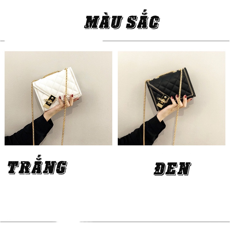 Túi xách nữ đẹp kẹp nách đeo chéo thời trang cao cấp hàn quốc  - 222D