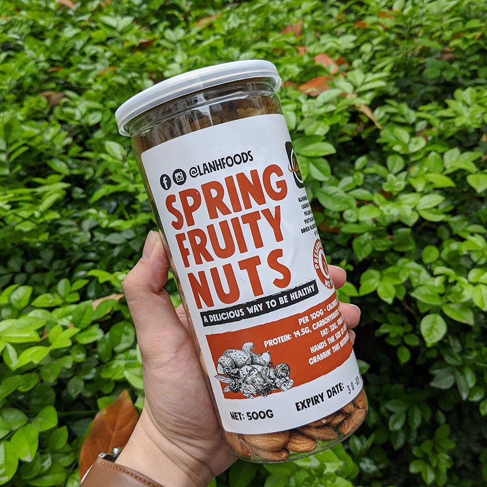 [Mã GROSALE2703 giảm 8% đơn 250K] Hạt Mix Hoa Quả Fruity Nuts 500g