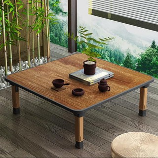Bàn gấp kang gia dụng sàn nhà tatami cửa sổ ăn thấp giường đơn giản tròn vuông <1