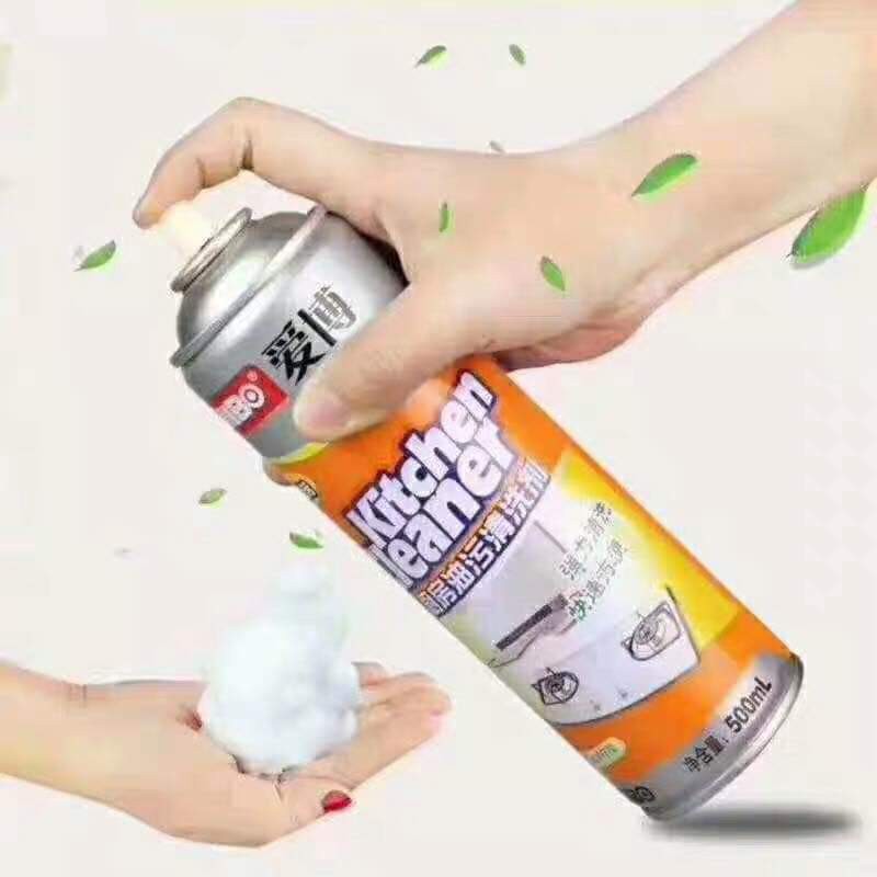 Chai xịt tẩy đa năng Kitchen Cleaner 500ml ( mẫu mới 2020 màu cam)