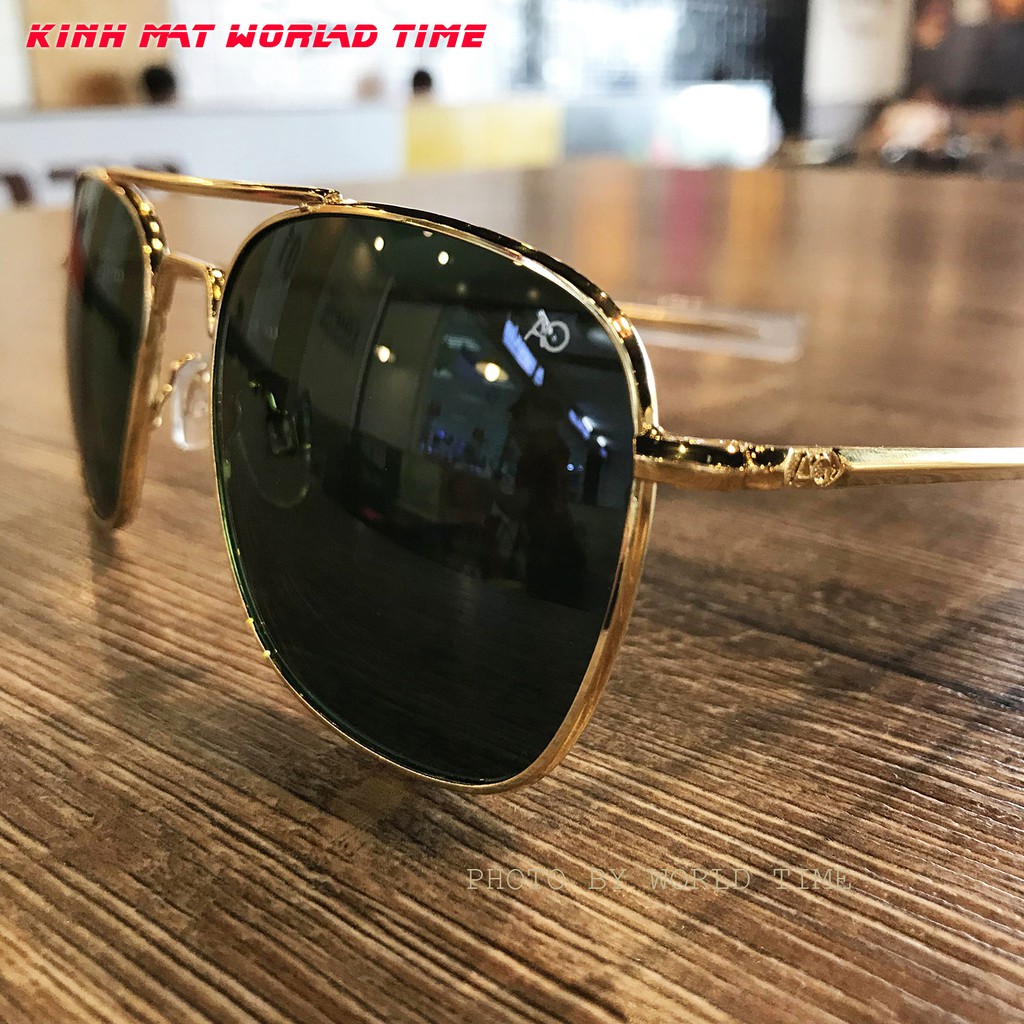 Kính Mát Nam Nữ AO [Full Box-Thẻ Bảo Hành 1 Năm-Khăn Lau Kính] Mắt Kính Cường Lực - Chống Chói-Chống Lóa