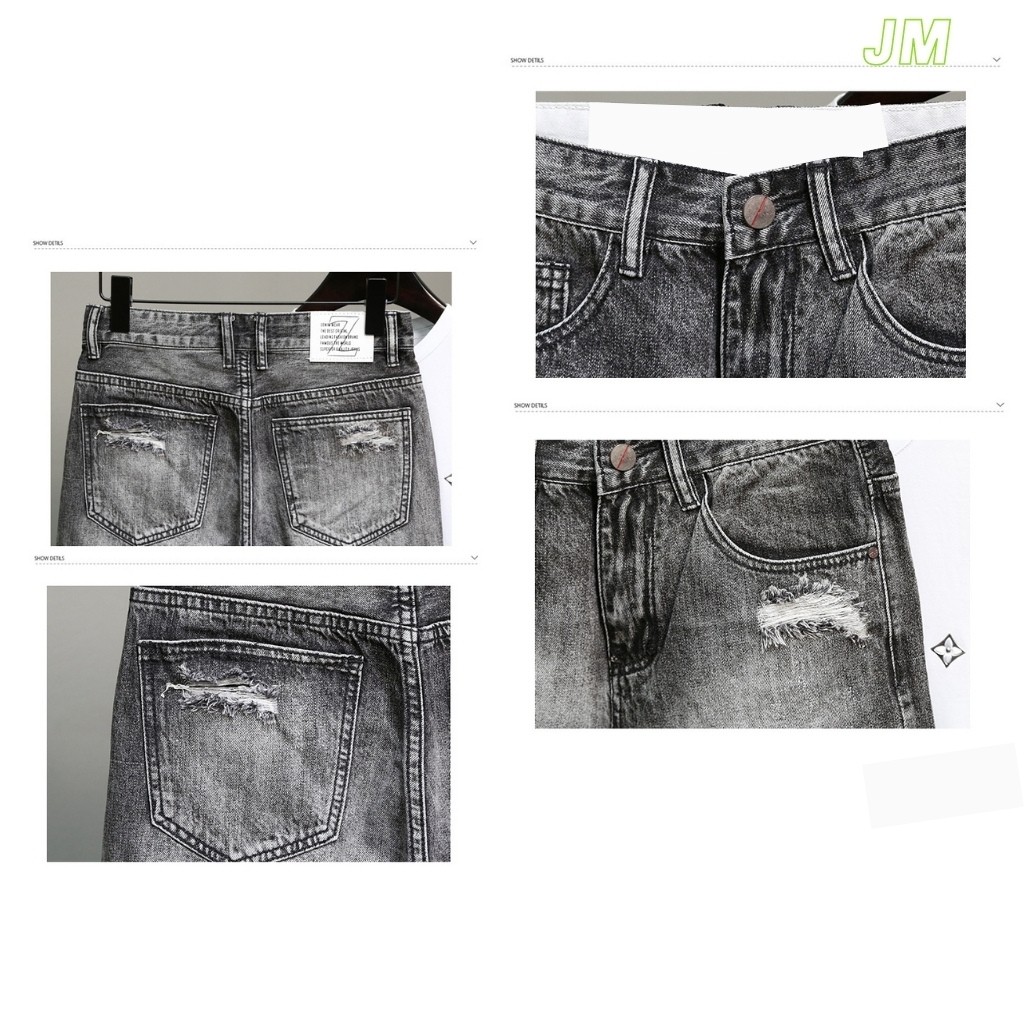 Quần Short Nam VNXK SH256JM Short Jean Nam Xám Họa Tiết mẫu hót trẻ trung (44-70KG) | BigBuy360 - bigbuy360.vn
