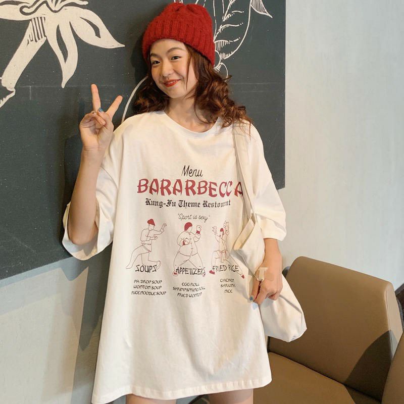 Áo thun tay lỡ Unisex BARARBECCA