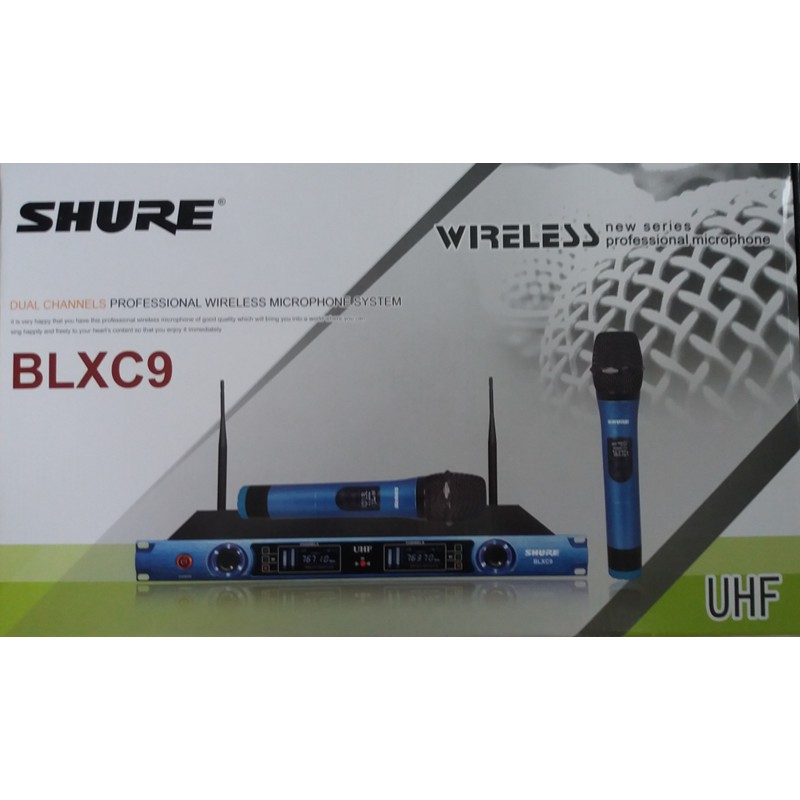 Micro không dây mới SHURE BLX C9 - BLXC9