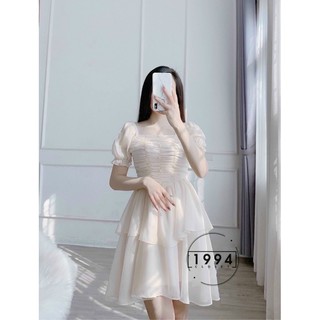 Váy nhúm ngực đính ngọc