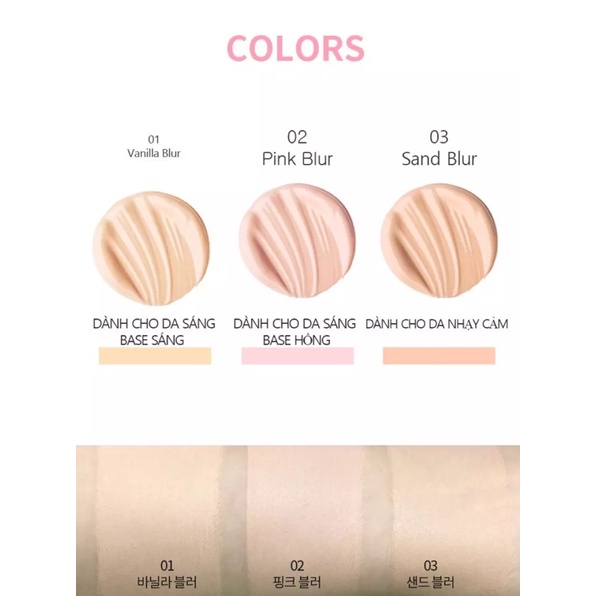 Phấn nước Holika Holika Holi Pop Blur Lasting Cushion, chống nắng SPF50+ PA+++ | BigBuy360 - bigbuy360.vn