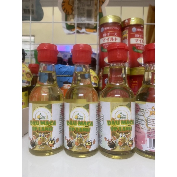 Dầu Ăn Dặm Macca Super Green 60ml Cho Bé Từ 6 Tháng