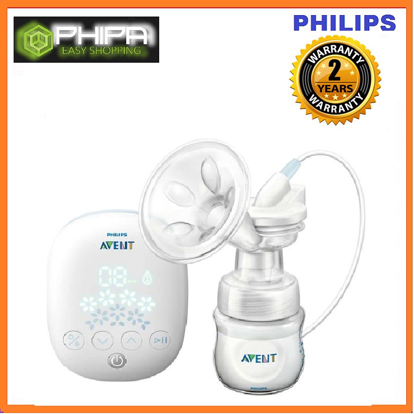 Máy hút sữa điện đơn Philips Avent cao cấp, 4 chế độ hút sữa, không chứa BPA, hàng chính hãnh Philips Avent