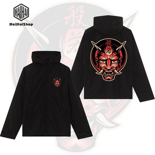 Áo Khoác Đầu Quỷ Chữ Tàu in KTS Form Rộng Dù 2 Lớp Phong Cách LocalBrand 2AMVNSHOP