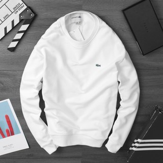 Áo Sweater nam cao cấp LA CỐT thu đông tay dài màu trắng - Đẳng Cấp Thời Trang