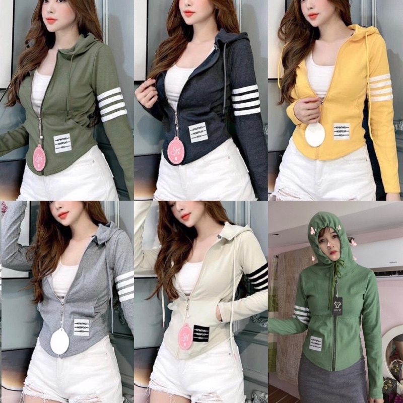 Áo khoác body len tăm lai bầu dày dặn