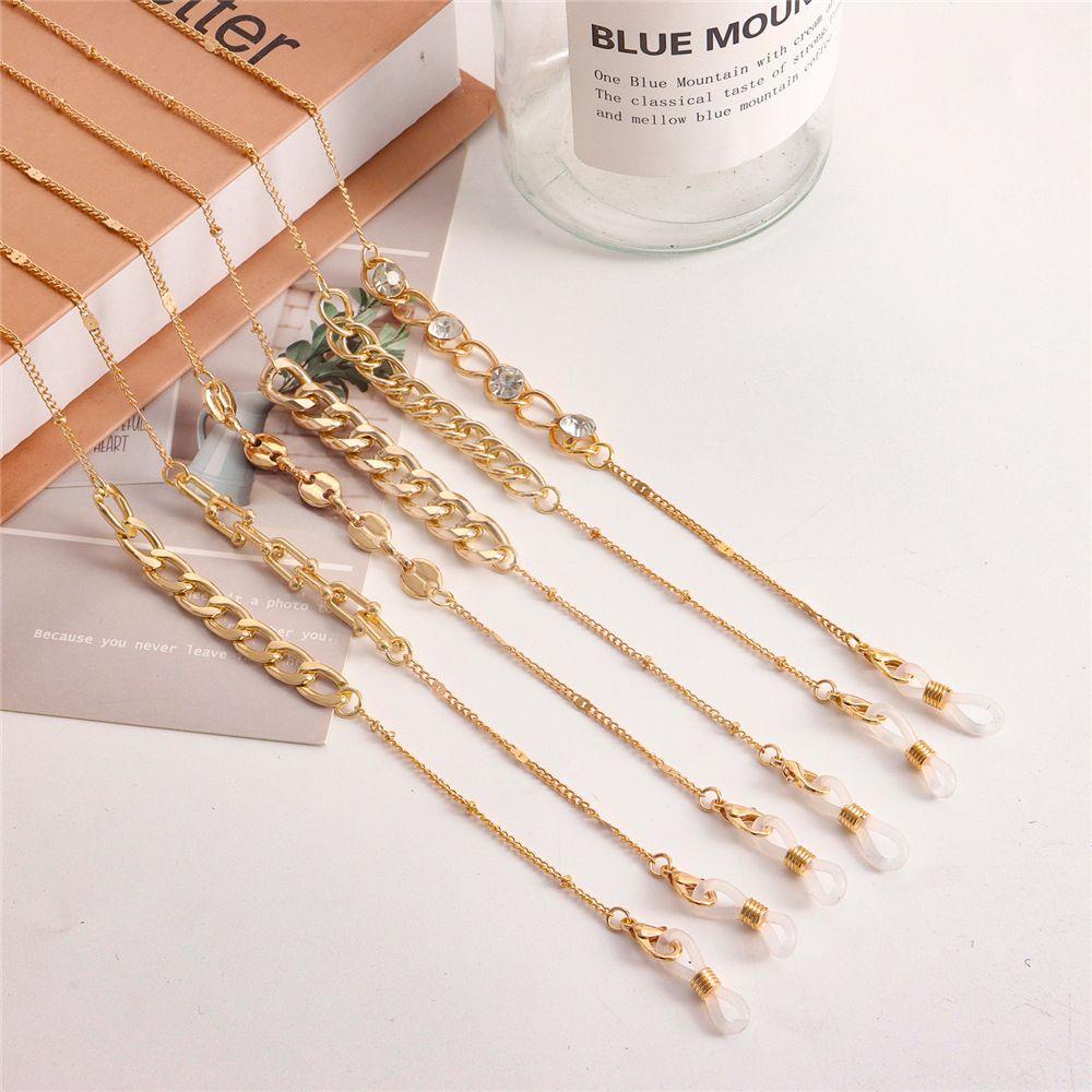 Dây Đeo Mắt Kính Dạng Chuỗi Hạt Thời Trang Dây Xích Đeo Kính Mát Thời Trang