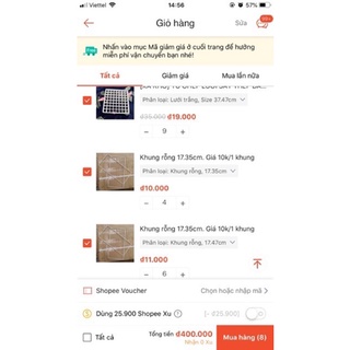 combo hàng khách đặt theo số lượng