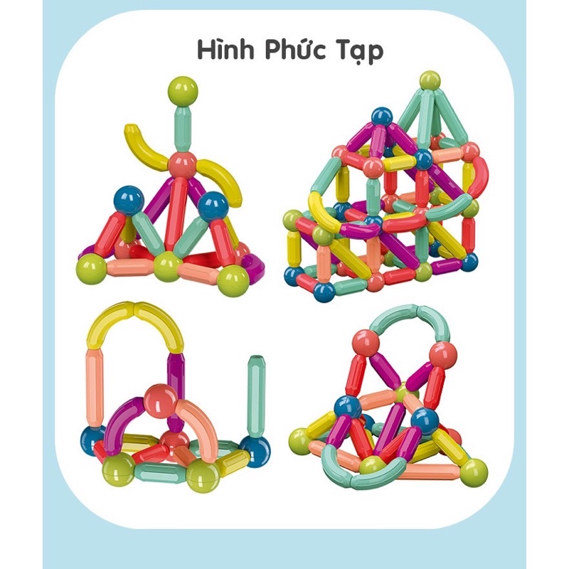 Bộ xếp hình lắp ghép nam châm