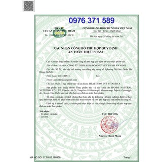 Viên bổ mắt vitamin A Hanmi 120 viên