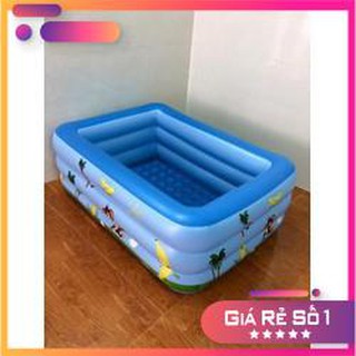 [ SIÊU KHUYẾN MẠI ] Bể bơi phao 3 tầng đáy êm 150x110x45cm