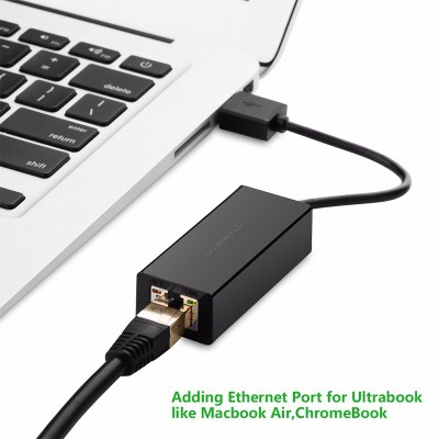 USB to Lan 2.0 Ugreen tốc độ 10/100 Mbps màu đen, trắng