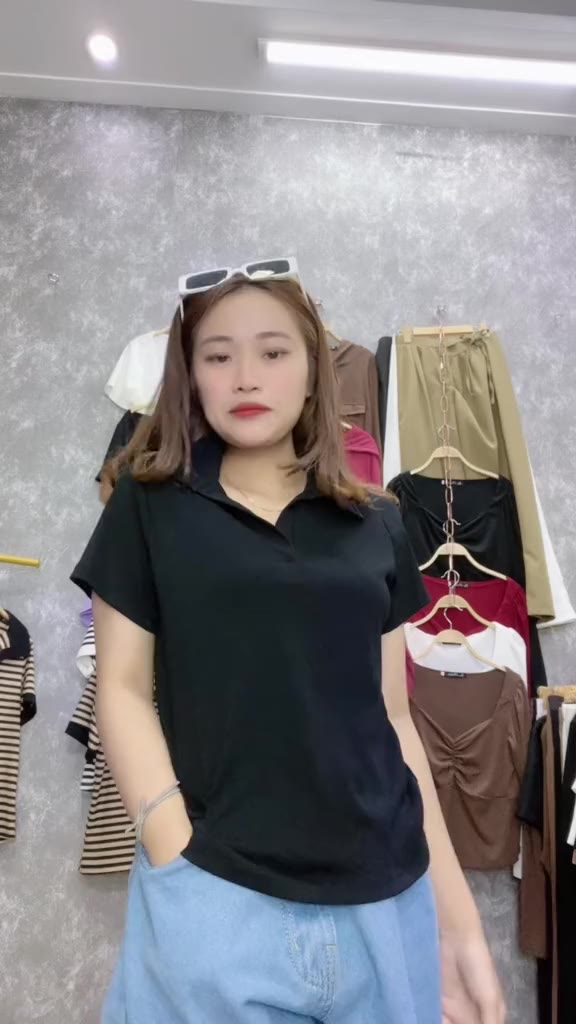 Áo Thun Kiểu Bigsize Áo Thun Polo Nữ Chất Borib Co Dãn Tôn Dáng Ôm Body Mã ACB | BigBuy360 - bigbuy360.vn