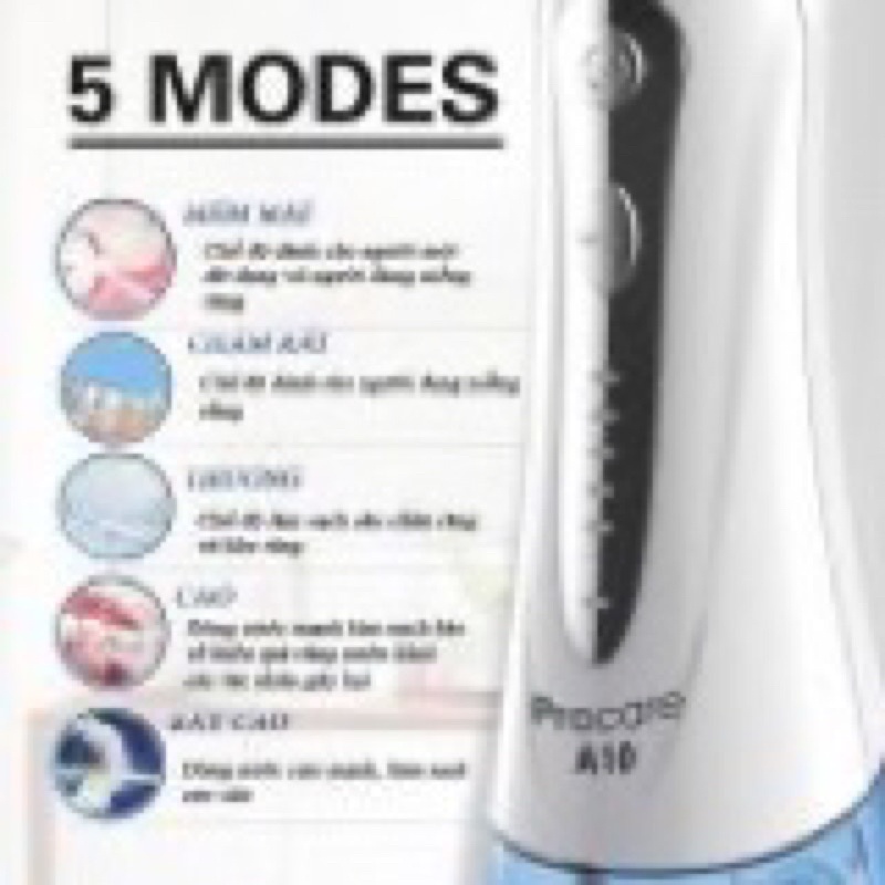 máy tăm nước procare a10