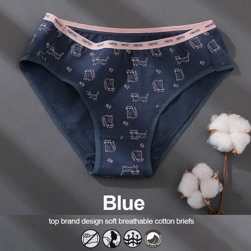 Bộ 1 / 2 Quần Lót Cotton Phối Màu Gợi Cảm Cho Nữ | BigBuy360 - bigbuy360.vn