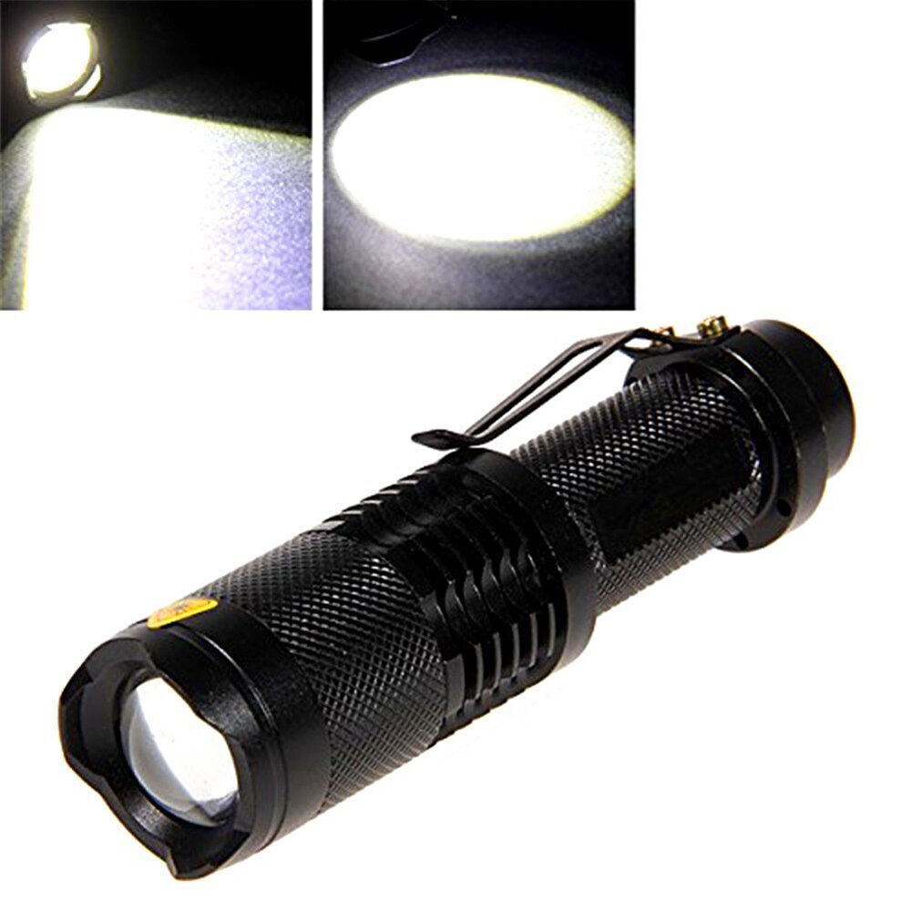 Đèn pin LED siêu sáng bằng hợp kim nhôm với giá đỡ có thể xoay được tiện dụng