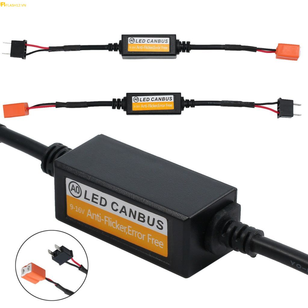 1PC Đèn Pha LED CANBUS Decoder Canceller Lỗi Miễn Phí Điện Trở Chống Nhấp Nháy