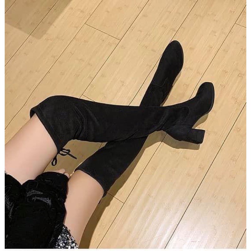 Bốt Da Lộn Cao Cổ.  Hàng QC loại 1. Có lót nhung | BigBuy360 - bigbuy360.vn