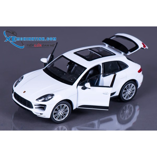 Xe Mô Hình Porsche Macan 1:24 Welly ( Trắng )