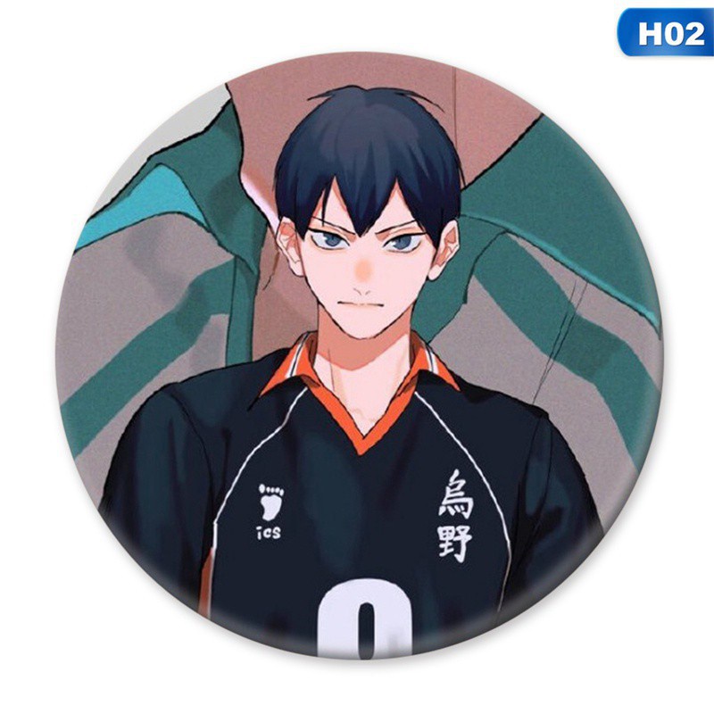 Ghim cài áo hình anime Haikyuu