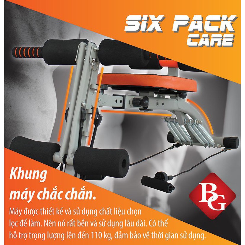 CHAIR19 NSPC - Máy tập cơ bụng đa năng NEW SIX PACK CARE phối hợp nhiều bài tập