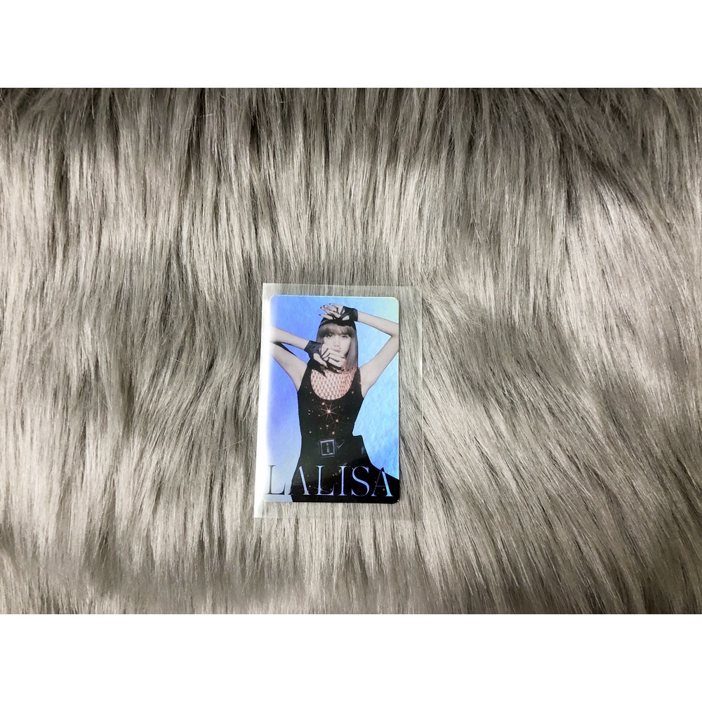 [Official] Card ảnh hologram photocard BLACKPINK LISA LALISA từ bộ Preorder YGSelect A