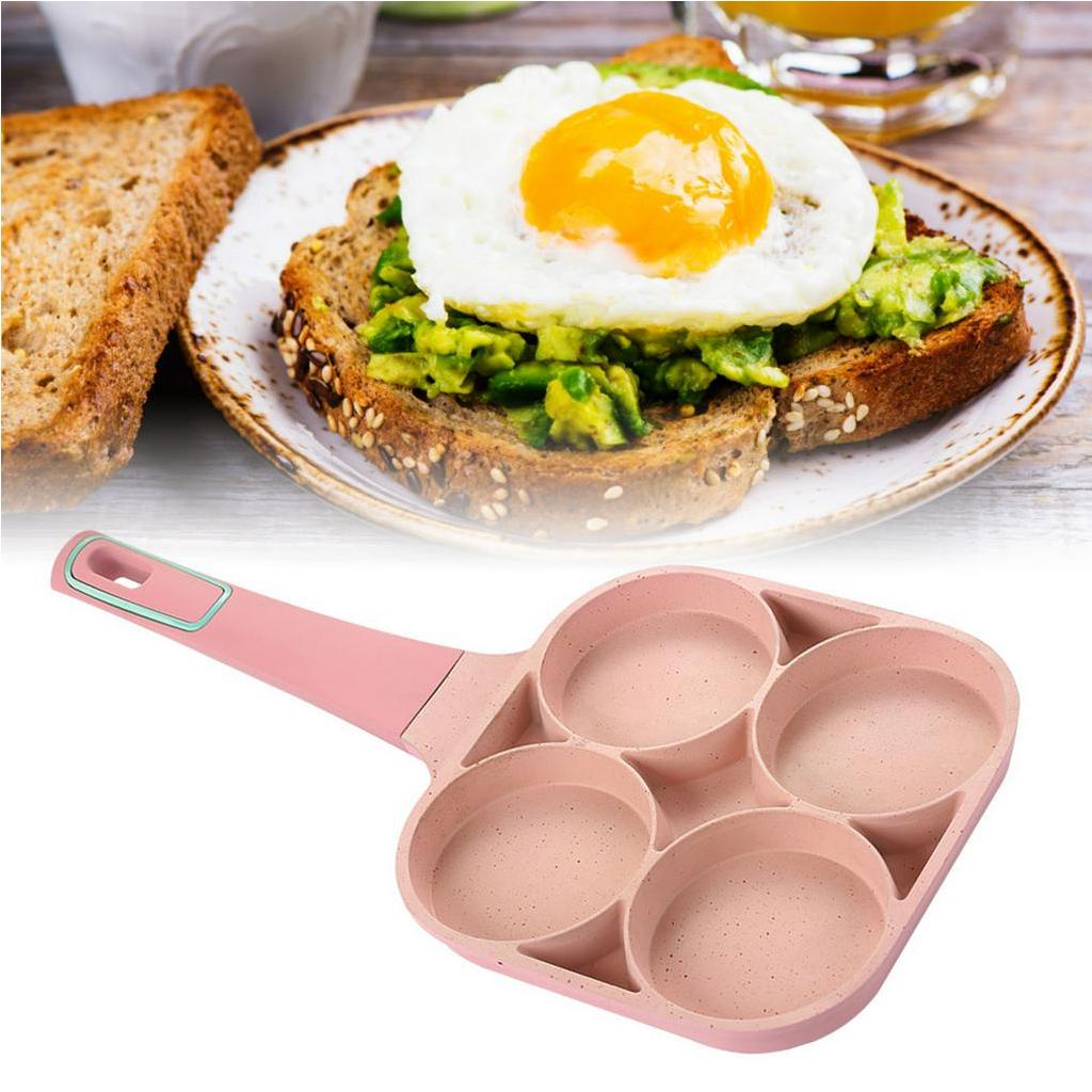 Có thể bán buôn Nồi Chiên Trứng 4 Lỗ Chảo Chống Dính Đáy Phẳng Chén Pancake Tráng Cho Nhà Bếp Westvirginia058 Hàng giao ngay