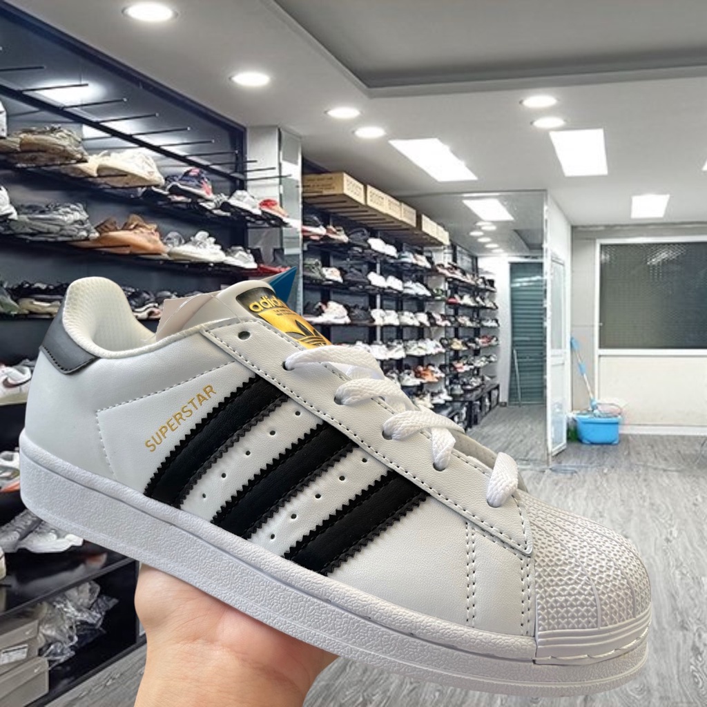 Giày  sneaker adidas mũi sò tem vàng chuẩn xịn full size nam nữ  - Yabi_boutique