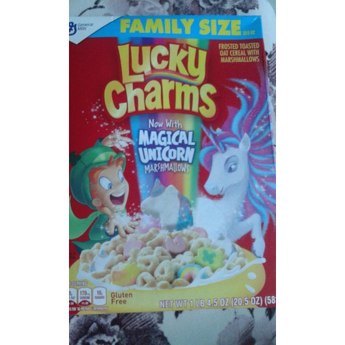 Ngũ cốc ăn sáng Lucky Charms  của Mỹ 297gr/hộp