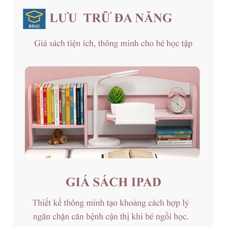 [ CHÍNH HÃNG ]  -  Bàn học chống gù mã DRZ-10001 dài 100cm dành cho trẻ em dễ lắp ráp bảo hành 24 tháng | BigBuy360 - bigbuy360.vn