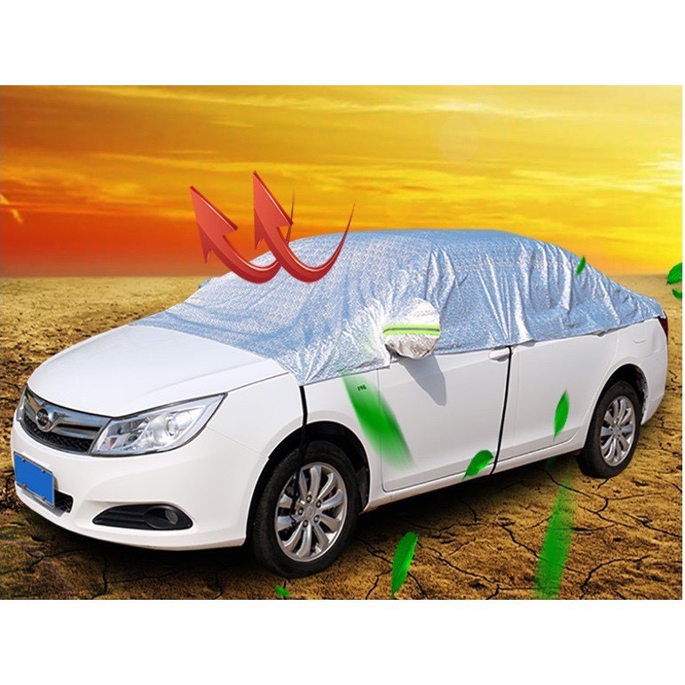 Bạt phủ nửa xe ô tô - Bạt che nóc xe hơi chống nóng, chống xước, chống mưa, cho các dòng xe | BigBuy360 - bigbuy360.vn