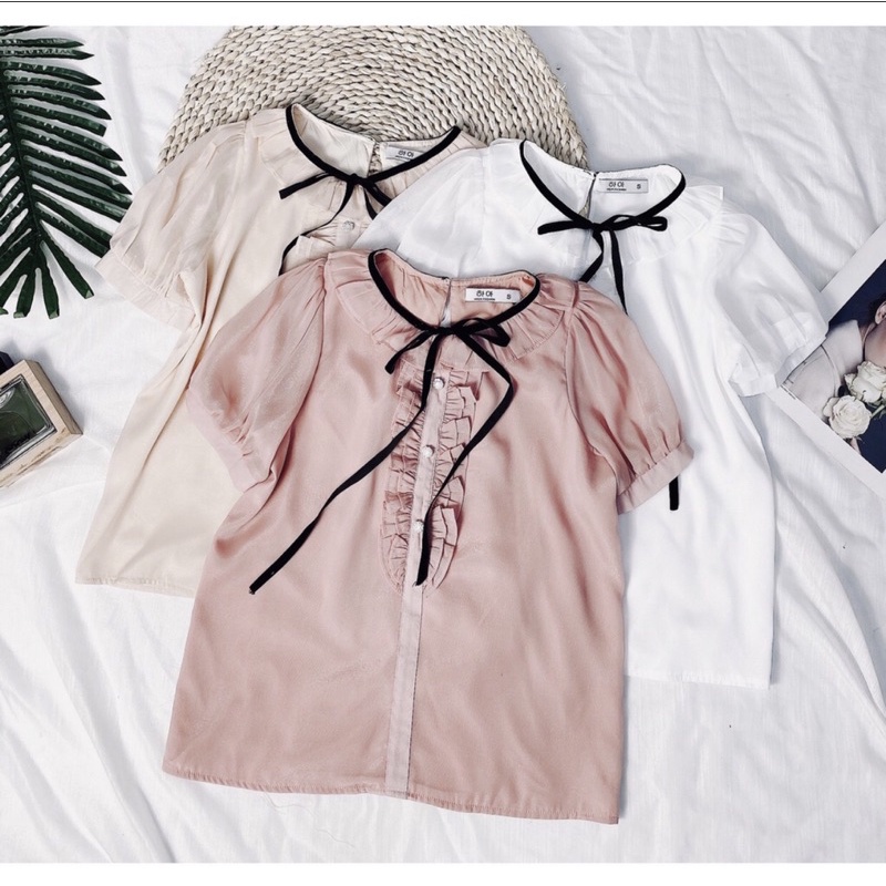 Áo sơ mi qccc voan tơ/ sz M