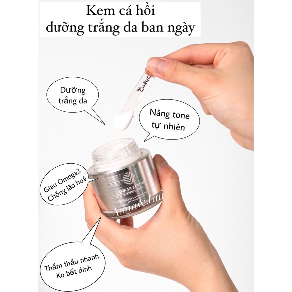 Kem cá hồi ngày Hwa SA Cream - Kem cá hồi đêm Salmon Oil Cream CRE8SKIN -  Kem dưỡng ẩm | TheFaceHolic.com