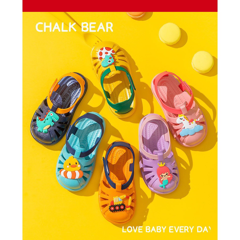 Dép Sandal Trẻ Em CHAL BEAR S10 siêu mềm siêu nhẹ chống trơn trượt cho bé