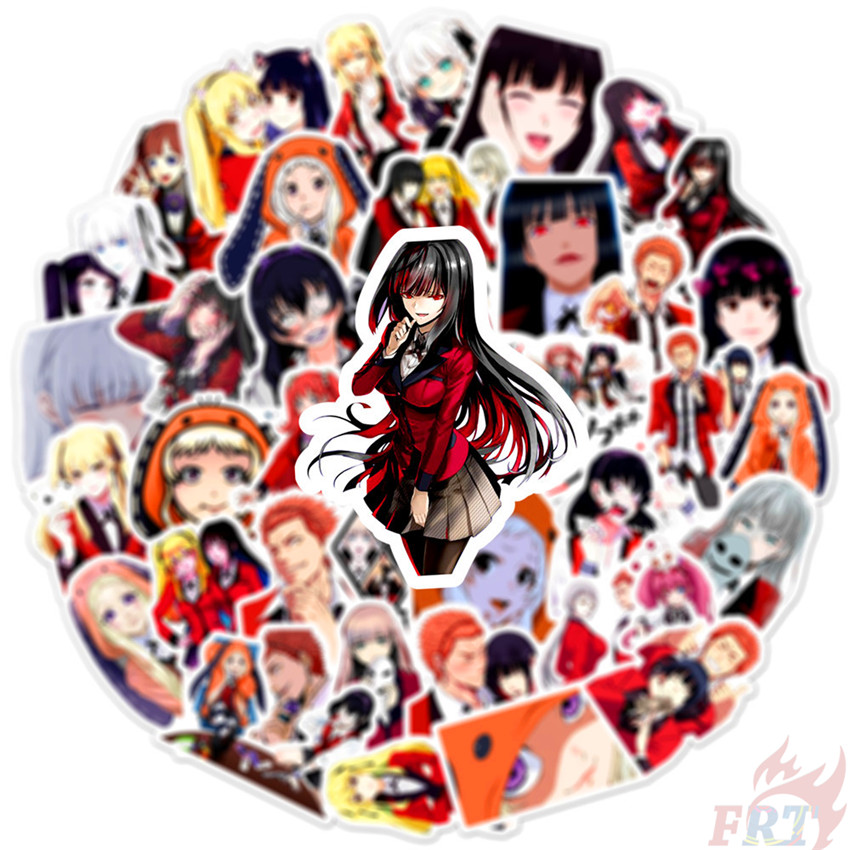 ❉ Kakegurui - Series 05 Anime Stickers ❉ 50Pcs/Set Jabami Yumeko DIY Fashion Doodle Decals Stickers
