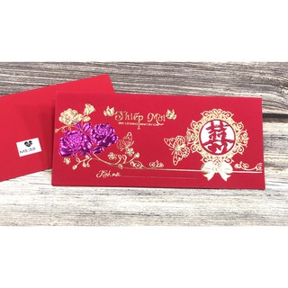 Thiệp đỏ truyền thống