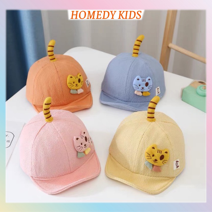 Mũ Lưỡi Trai Cho Bé Mũ Phớt Bé Trai Bé Gái Nón Trẻ Em Từ 6 Tháng đến 2 tuổi Homedy Kids MU02