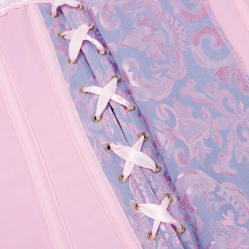 Áo corset phối ren phong cách vintage cho nữ