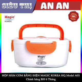 Hộp hâm cơm điện MAGIC KOREA A-03 3 ngăn công suất 40W hâm nóng giữ nhiệt bảo hành 12 tháng